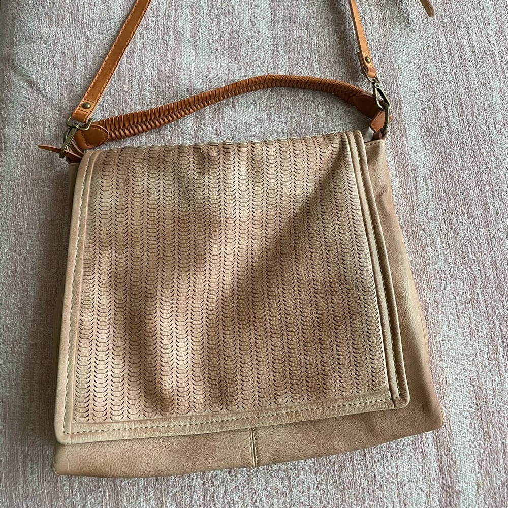 Free people Golden Valley Vegan Messenger bag